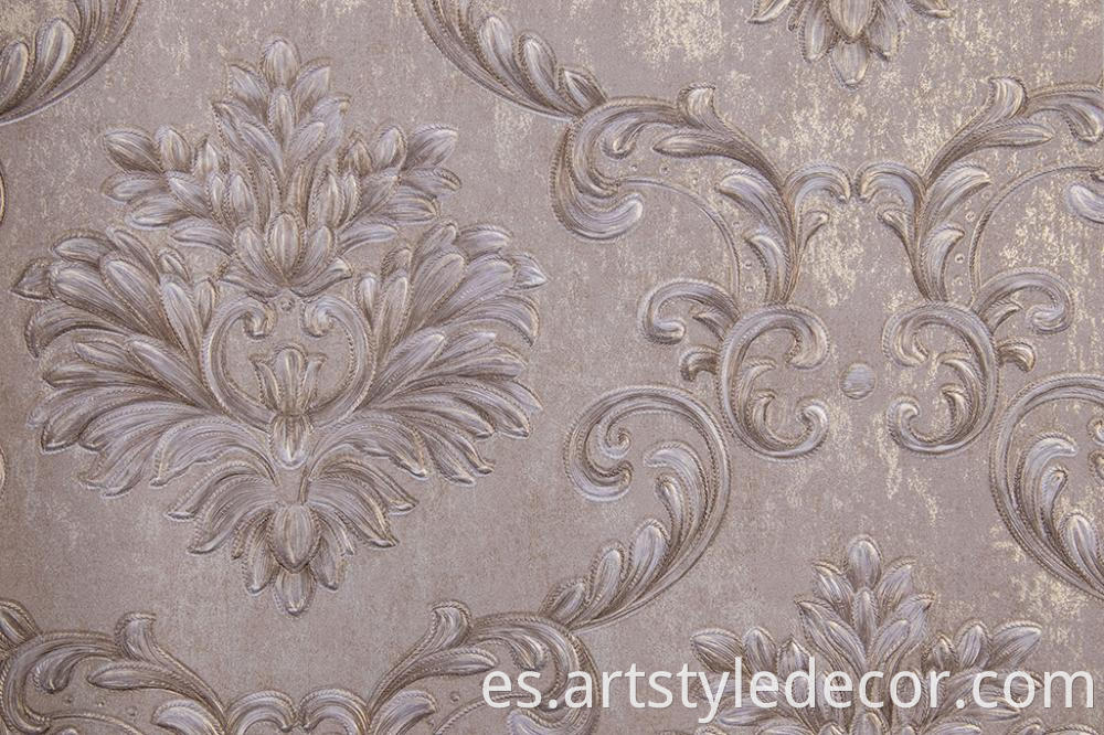 European style small fresh non-woven wallpaper